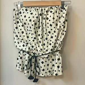 Strapless swim tankini top. Size large.